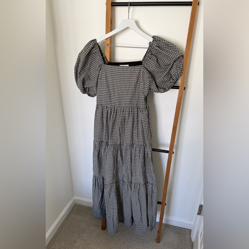 Neuflora Florence Puff Sleeve Maxi Dress